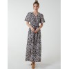 Shirred Waist Butterfly Sleeve Dress Shirred Waist Butterfly Sleeve Dress