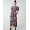 Shirred Waist Butterfly Sleeve Dress Shirred Waist Butterfly Sleeve Dress