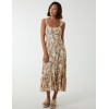 Tropical Print Button Front Dress Tropical Print Button Front Dress