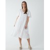 Broderie Angel Sleeve Midi Dress Broderie Angel Sleeve Midi Dress