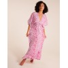 Elasticated Waist Tier Hem Angel Sleeve Maxi Dress Elasticated Waist Tier Hem Angel Sleeve Maxi Dress