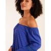 Bardot Tunic Dress With Frill Hem Bardot Tunic Dress With Frill Hem