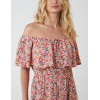 Bardot Ruffle Shoulder Midi Dress Bardot Ruffle Shoulder Midi Dress