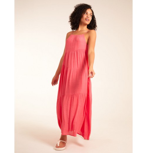 Drawstring Tier Maxi Dress Drawstring Tier Maxi Dress