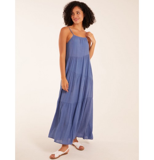 Drawstring Tier Maxi Dress Drawstring Tier Maxi Dress