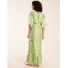 Elasticated Waist Tier Hem Angel Sleeve Maxi Dress Elasticated Waist Tier Hem Angel Sleeve Maxi Dress