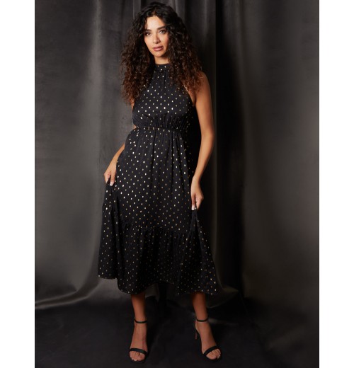 Blouson Halter Neck Dress Blouson Halter Neck Dress