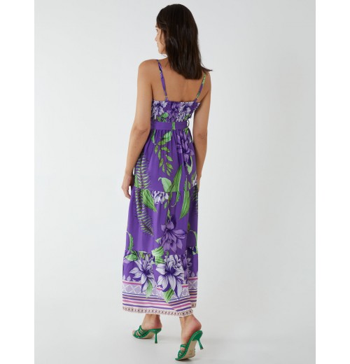 Floral Wrap Maxi Dress Floral Wrap Maxi Dress