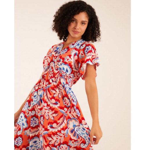 Oversized Paisley A Line Maxi Dress Oversized Paisley A Line Maxi Dress
