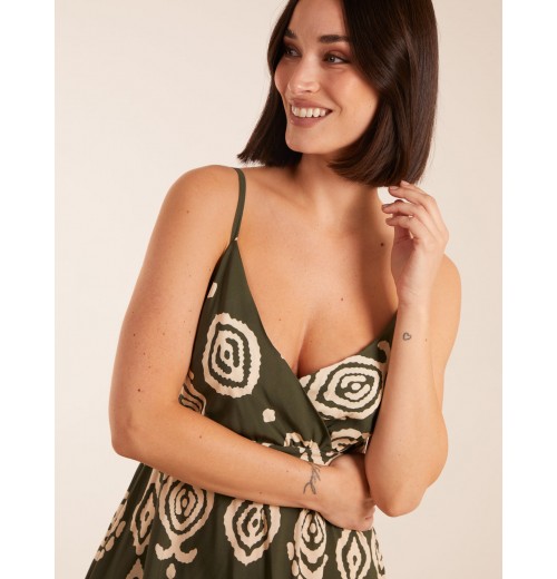 Crossover Aztec Border Dress Crossover Aztec Border Dress