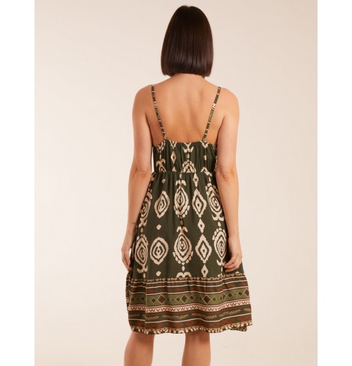 Crossover Aztec Border Dress Crossover Aztec Border Dress