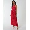 Polka Dot Halter Neck Maxi Dress Polka Dot Halter Neck Maxi Dress