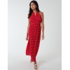 Polka Dot Halter Neck Maxi Dress Polka Dot Halter Neck Maxi Dress