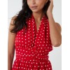 Polka Dot Halter Neck Maxi Dress Polka Dot Halter Neck Maxi Dress