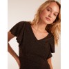 Lurex Flutter Sleeve Mini Dress Lurex Flutter Sleeve Mini Dress